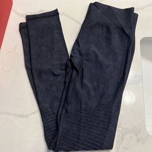 Athleisure SM Moto Super Stretch Leggings Nylon Spandex